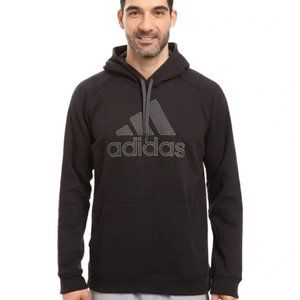 Adidas Mens AY9398 Essentials Pullover Hoodie Sweatshirt Black Size S